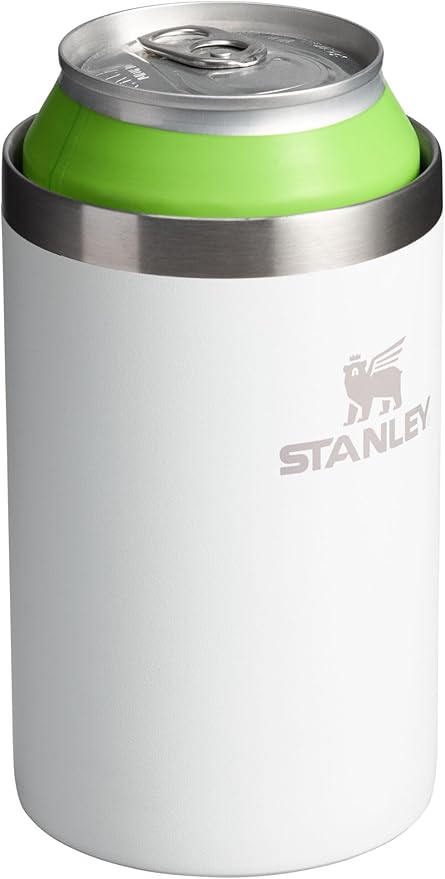 STANLEY Everyday Can Cooler Cup 10 oz | Steel Drink Holder for Beer, Seltzers, Soda, and Energy Drinks| Hold-Tight Tabs | Dishwasher Safe | Doubles as Tumbler