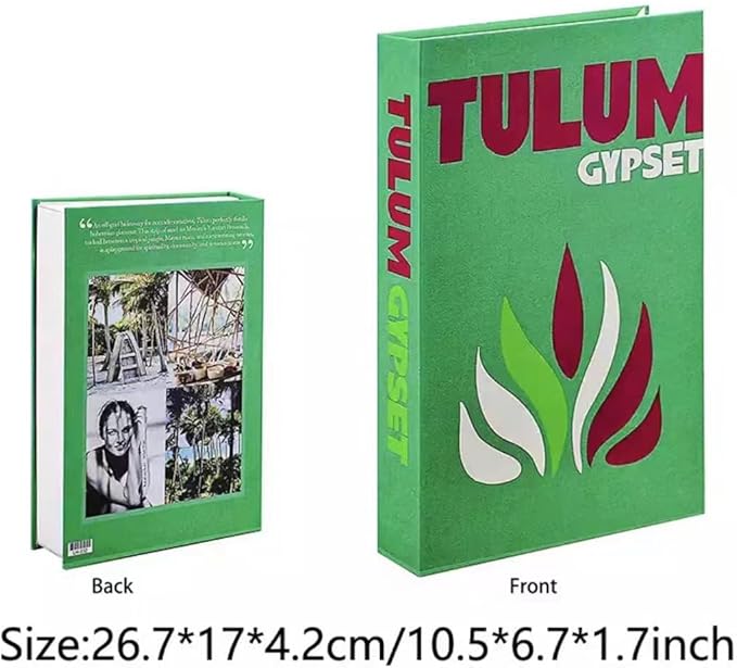 Preppy Room Decor Aesthetic,Coffee Table Books Decor,Preppy Books,Miami Book，Ddecorative Books for Home Decor Set of 3 (Green)