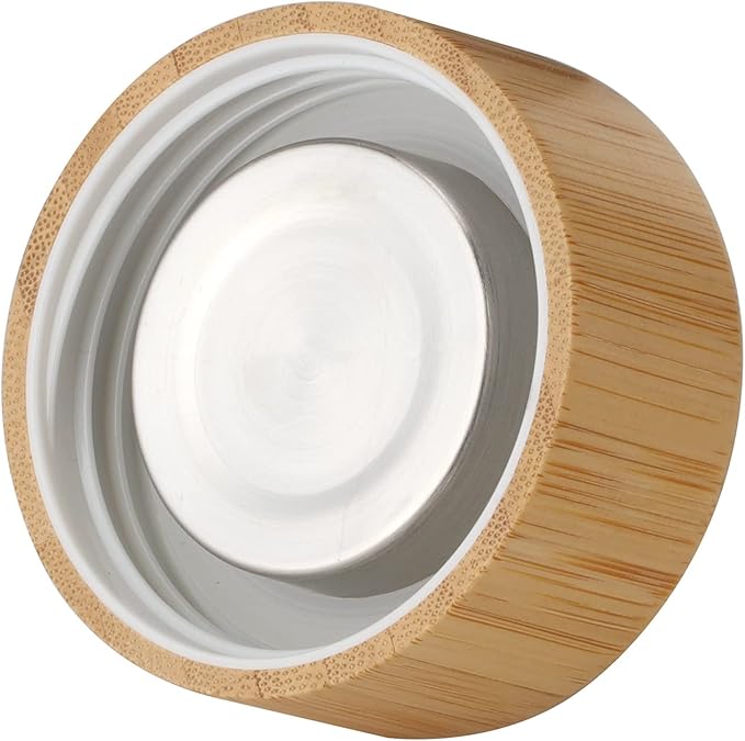 50 Oz Glass Water Bottle Wide Mouth with Time Markers, Bamboo Lid, Neoprene Sleeve Bpa Free