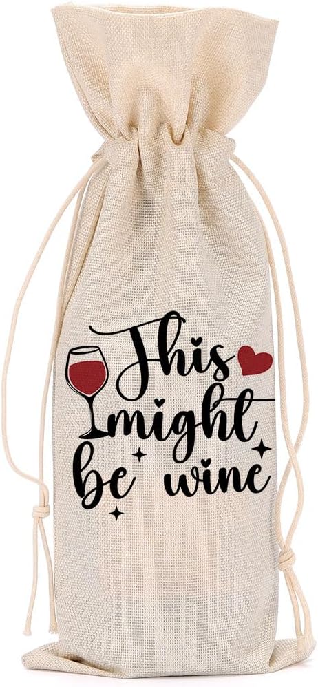 Funny Wine Quotes Wine Bag Wine Tasting Party Supplies for Wine Lovers Women Men Bride Granny Friend Christmas Birthday Wedding Bachelorrette Party Wine Bags