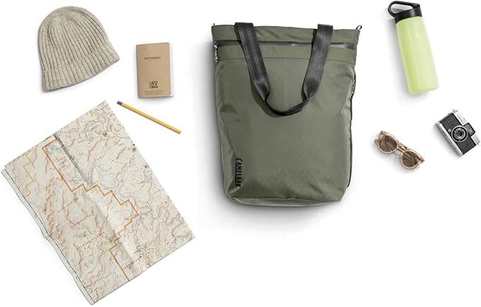 CamelBak Pivot Water Bottle - Echo Plastic 10% renewable plant-based material - BPA-free - Easy Carry, 32 oz, Cloud