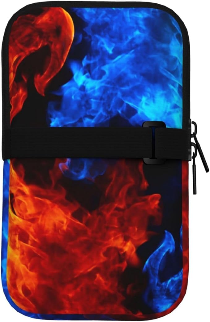 Water Bottle Pouch for Stanley Cup 40oz 30oz,Personalized Gym Purse for Men Women, Tumbler Pouch with Versatile Pocket Water Bottle Bag for Cards, Keys, Phone Botanical Leaf