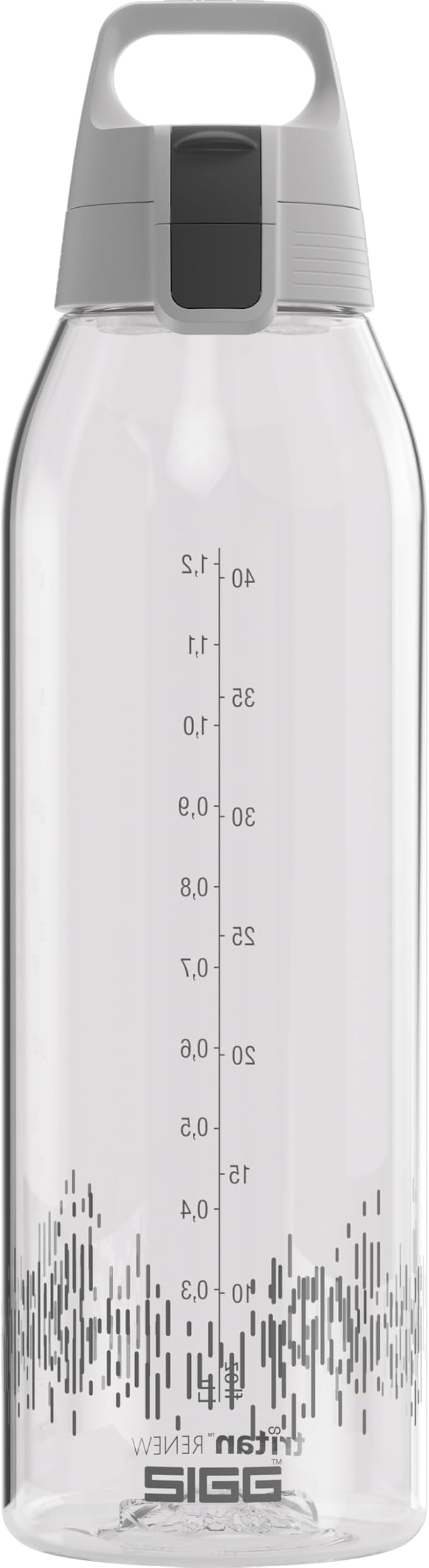 SIGG - Tritan Renew Transparent Water Bottle - Total Clear ONE MyPlanet - For Carbonated Beverages - Dishwasher Safe - With Fruit Strainer - Leakproof & Lightweight - BPA Free - 17 Oz / 25 Oz / 51 Oz