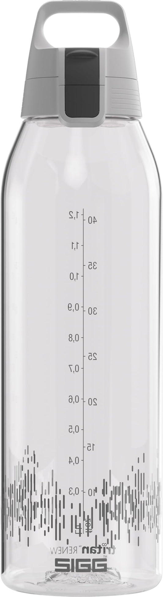 SIGG - Tritan Renew Transparent Water Bottle - Total Clear ONE MyPlanet - For Carbonated Beverages - Dishwasher Safe - With Fruit Strainer - Leakproof & Lightweight - BPA Free - 17 Oz / 25 Oz / 51 Oz