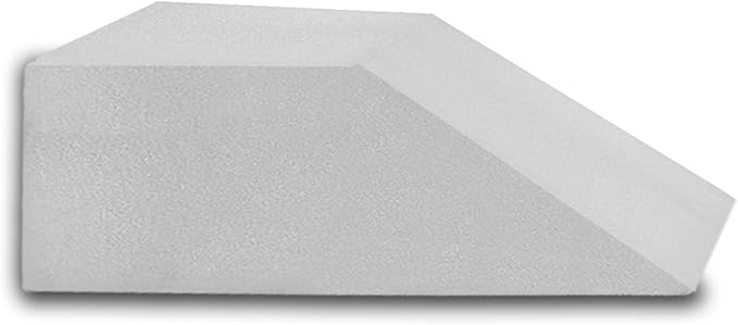 Greaton, 21-Inch Leg Pillow Full Top Comfortable Rest Elevating Foam Wedge | Relieves and Recovers Foot, Hip, Knee and Ankle Injury Pain, Improves Blood Circulation, Multi-Purpose, White