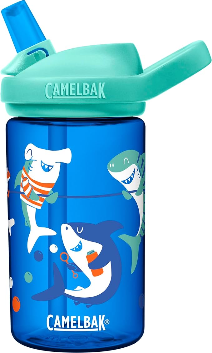 CamelBak Eddy+ 14oz Kids Water Bottle with Tritan Renew – Straw Top, Leak-Proof When Closed - Limited Edition Colors