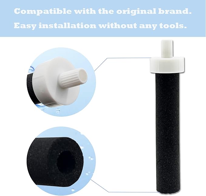 Water Bottle Filter, Replacement for Brita Water Filter Compatible with Brita BB06 Hard Sided, Stainless Steel and Sport Bottle Filter, Pack of 10