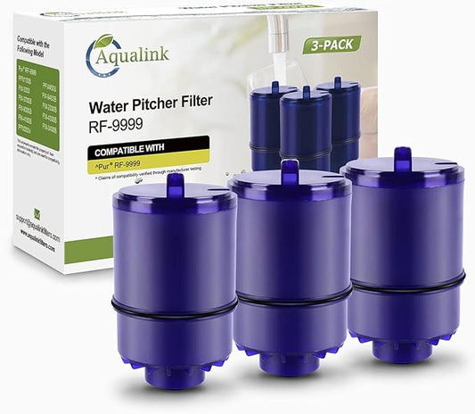 Faucet Water Filter Replacement for Pur® Plus RF9999® FM-2500V, FM-3700, RF3375 3PACK