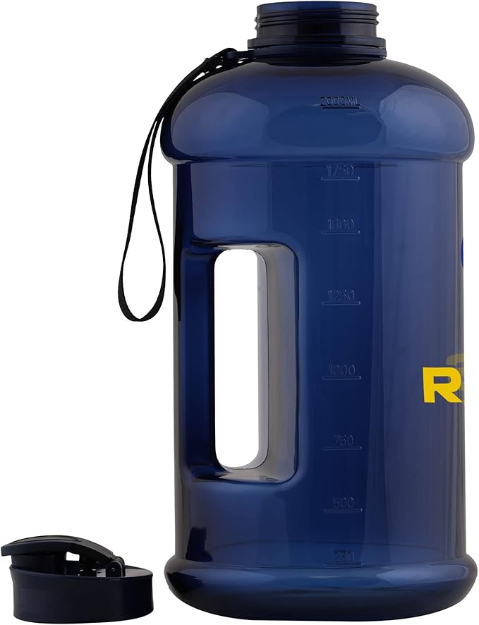 FOCO NFL Team Logo 2L Plastic Clear Large Sports Water Bottle