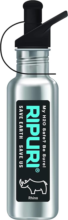 Classic filter bottle water bottle 27oz Power Rhino stainless steel Camping Hiking Backpacking Outdoor Emergency Survival Sports Cap