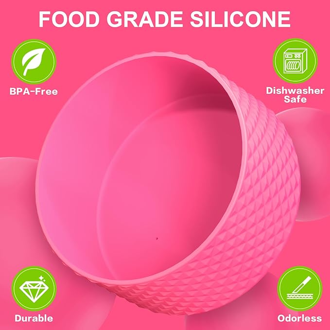 Silicone Boot for Owala Water Bottle 24 oz 32 oz 40 oz, Anti-Slip Protective Sleeve for FreeSip/Twist/Flip Stainless Steel Water Bottles Accessories