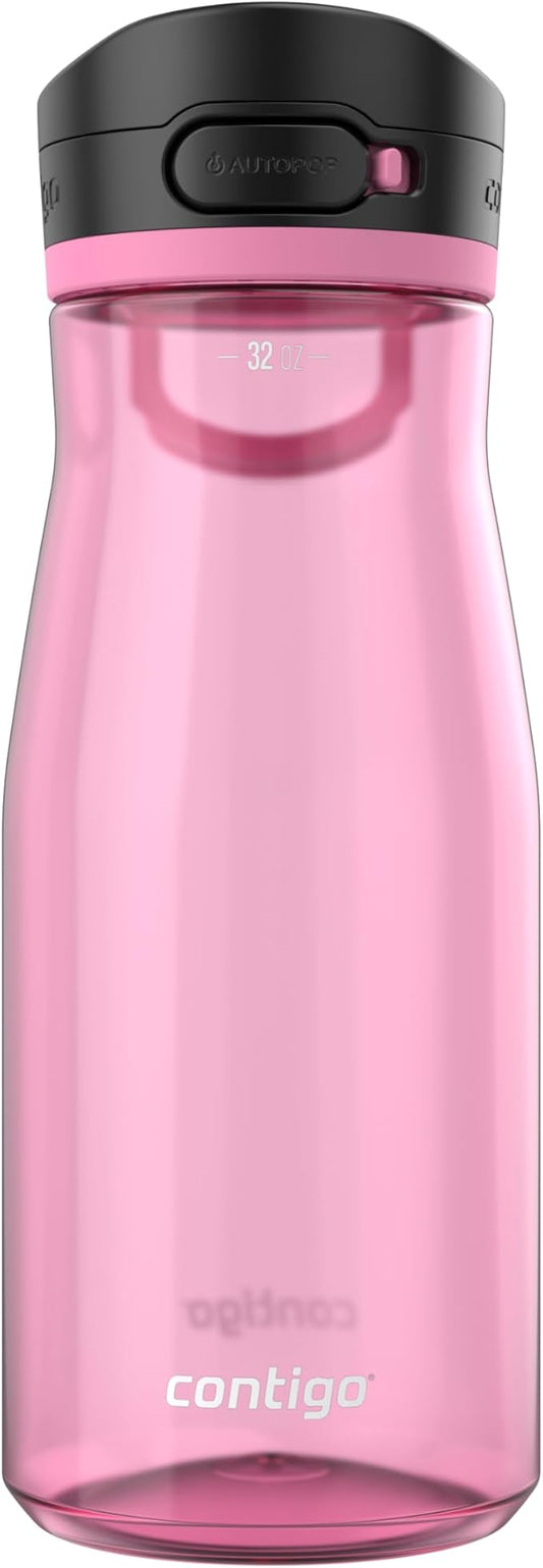 Contigo Jackson 2.0 Tritan Water Bottle with AUTOPOP Lid, 32 oz, Azalea