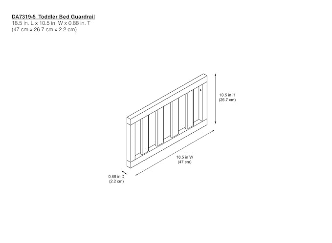 Baby Relax Miles Toddler Guardrail, Graphite Blue