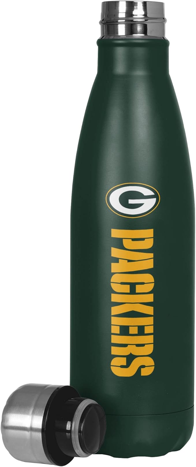 FOCO NFL unisex-adult NFL Team Logo Wordmark Chill Water Bottle