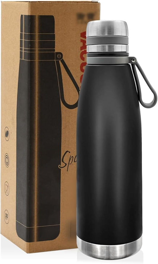 37oz Thermos for Hot and Cold Drinks, Coffee Thermos Water Bottle, Wide Mouth Thermal Cups- Leakproof Stainless Steel Insulated Thermos - Commute, Travel, and Picnic Friendly