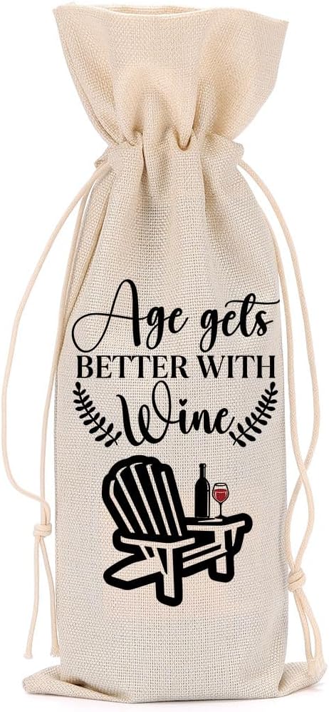 Funny Wine Quotes Wine Bag Wine Tasting Party Supplies for Wine Lovers Women Men Mimi Groom Friend Christmas Birthday Wedding Bachelorrette Party Wine Bags