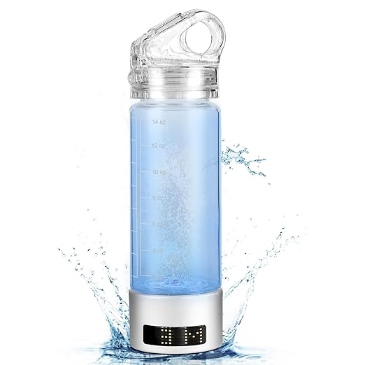 Hydrogen Water Bottle 2024 Hydrogen Water Bottle Generator with LED Display 2000ppb+ Water lonizer Hydrogen Water Machine for Home, Office, Travel, Daily Drinking