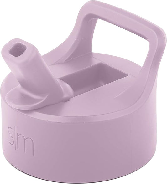 Simple Modern Insulated Straw Lid - Fits All Summit and Hydro Flask Wide Mouth Water Bottle Sizes - Insulated Splash Proof Cap for 10-128oz- Lavender Mist