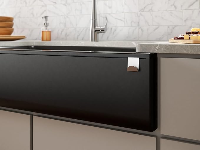 KOHLER K-25786-CM8 Cairn Sink, 36 in, Matte Black Plum