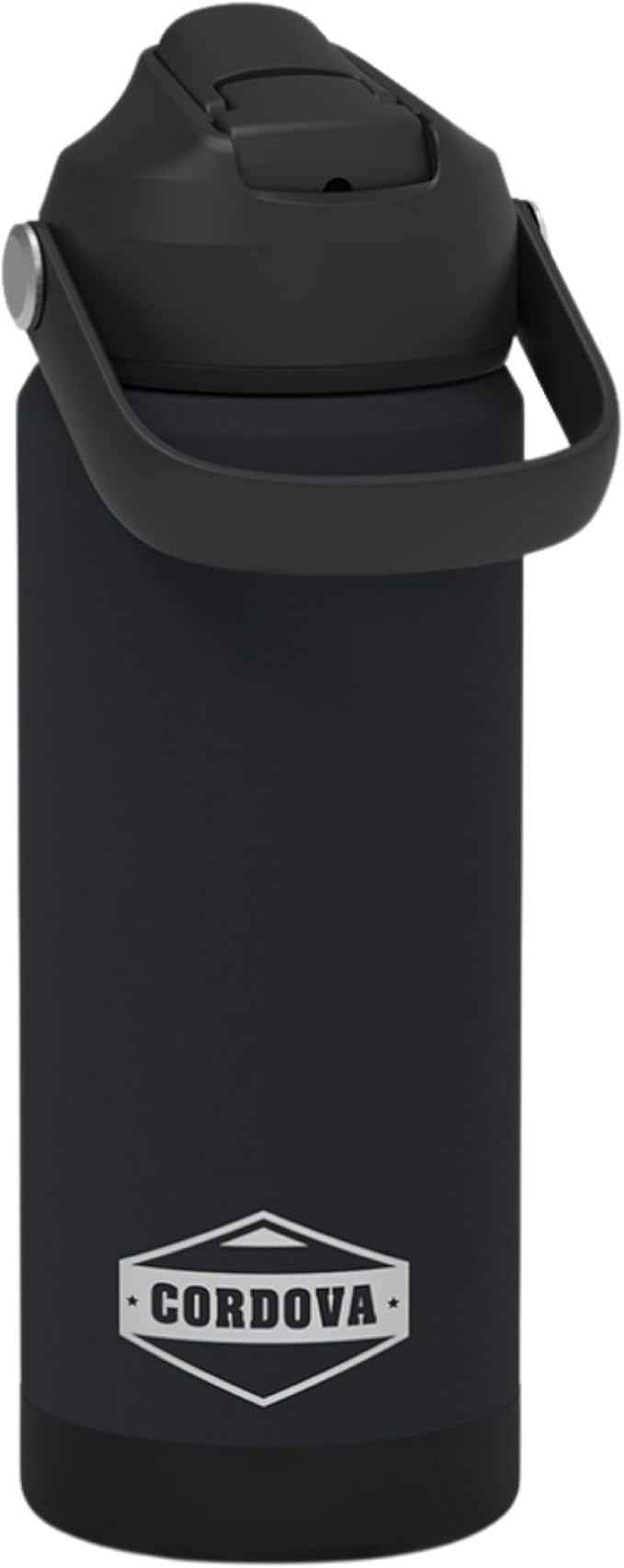 Cordova Outdoors Trailhead Class Water Bottle, Obsidian, 18 oz