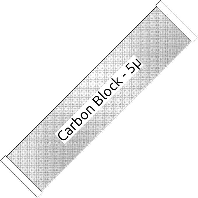 Big Blue 20-inch Carbon Filter 5-micron Standard Sized Filter 4.5"x20"