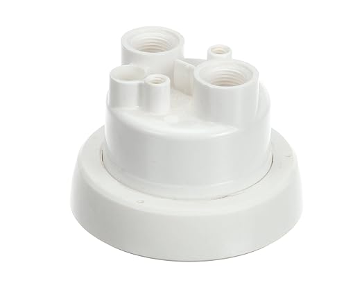 3M 68567-04 Water Filtration Head Assembly for 560 Filter, 2 System and Up, 9" Height, 9" Width, 7" Length