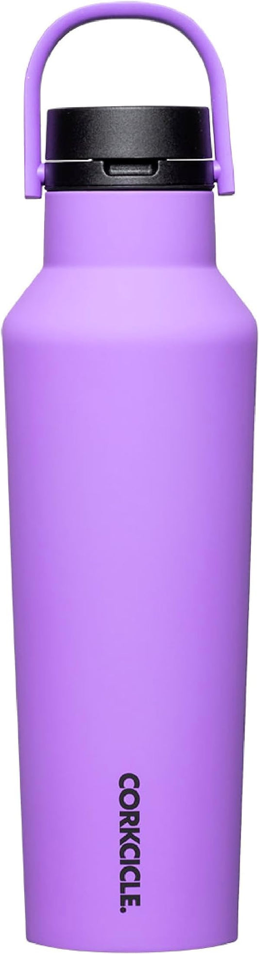 Corkcicle Sport Canteen Insulated Tumbler, Varsity Purple, 20 oz – Reusable Water Bottle Keeps Beverages Cold for 25 Hours & Hot 12 Hours