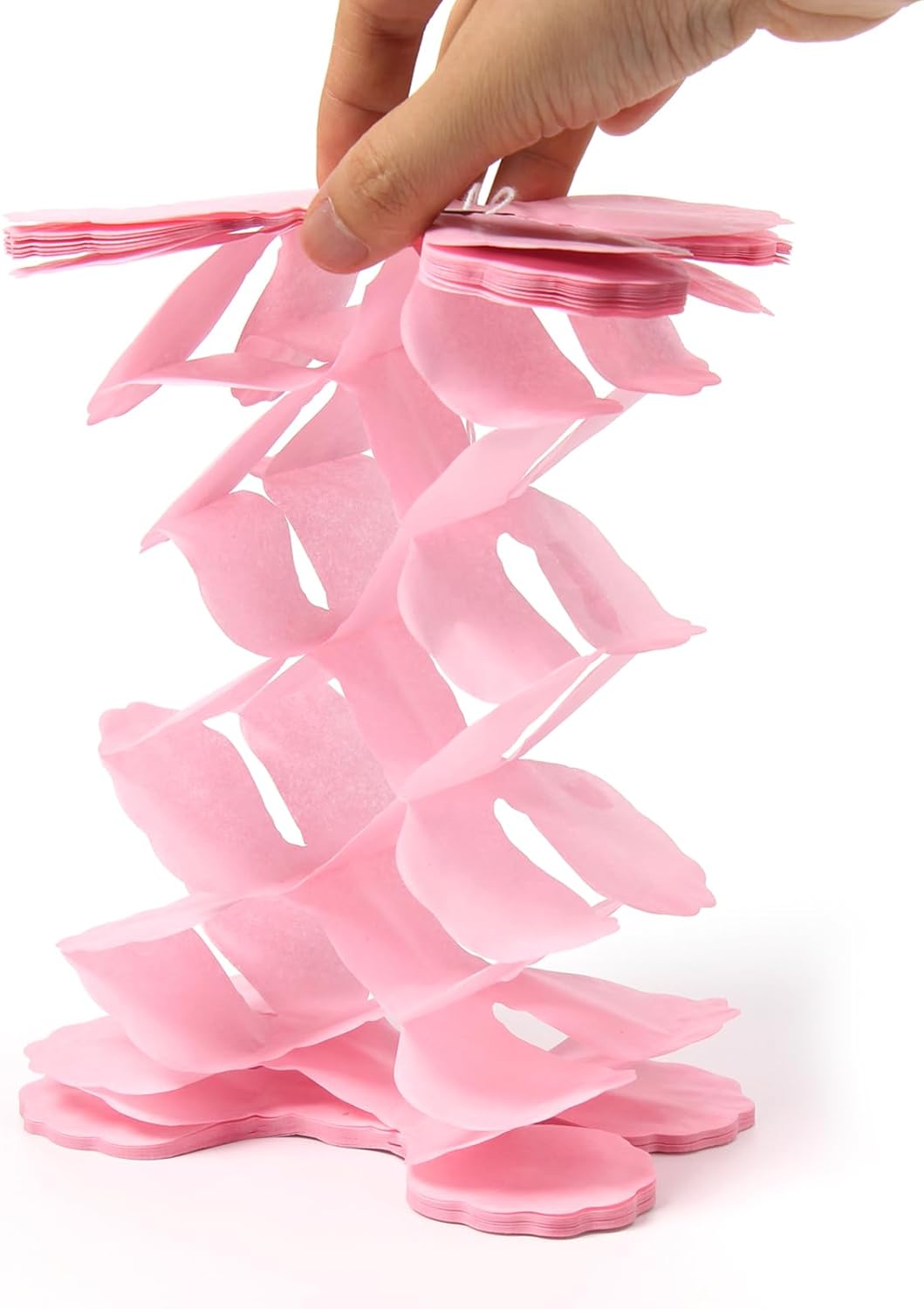 Hot Pink Black Party-Decorations Streamers Garland - 157Ft Four-Leaf Clover Hanging Banner, Wedding Engagement Bachelorette Birthday Baby Bridal Shower Decor Hugtmr