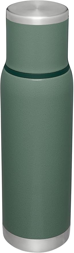 STANLEY Adventure To Go Insulated Travel Tumbler - 1.1QT - Leak-Resistant Stainless Steel Insulated Bottle with Insulated Cup Lid and Splash-Free Stopper