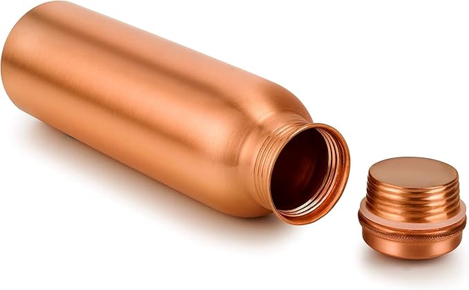 EcoLife Hydration Copper Bottle - Stay Refreshed with 900ml Capacity, 7X7X27 CM