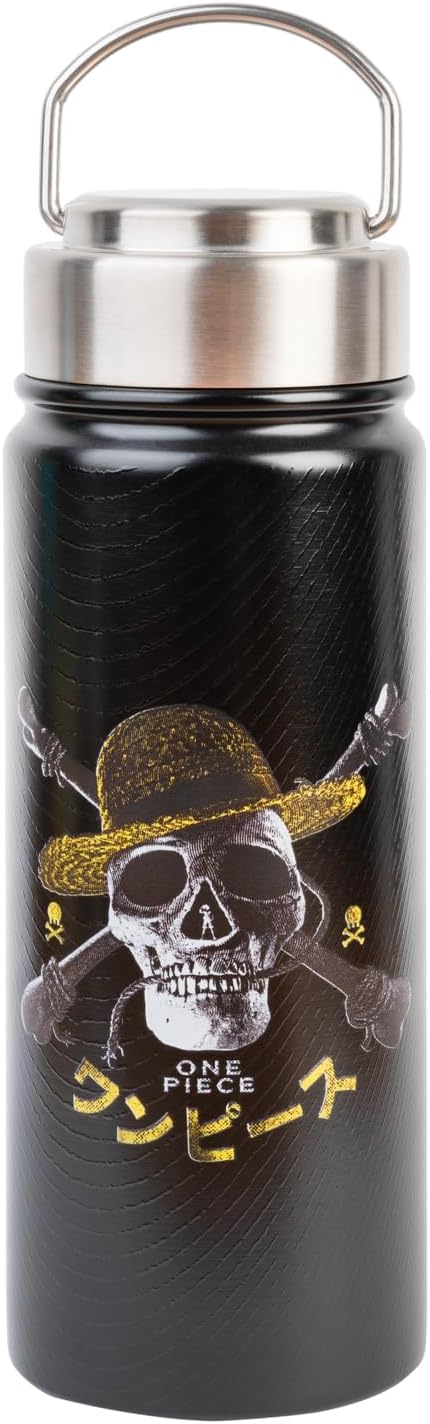 One Piece Bottle | One Piece Merch | One Piece Gift | Hot&Cold 550ml - 18 oz Water Bottle | Hot and Cold Water Bottle | Water Bottle Metal