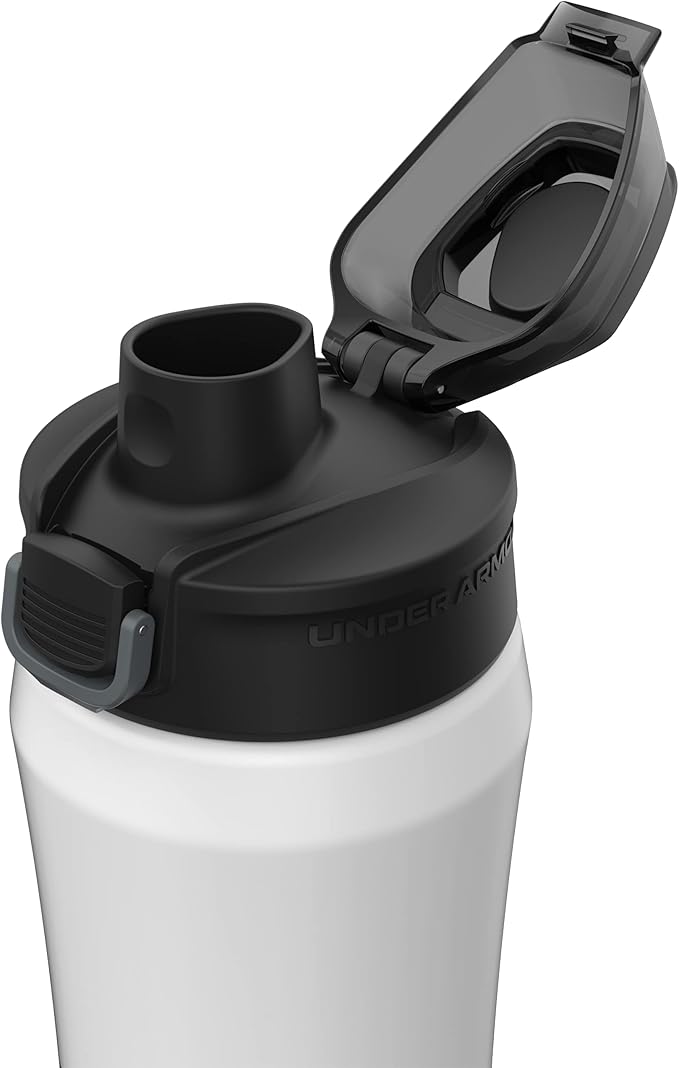 Under Armour 18oz Beyond Stainless Steel Water Bottle, Vacuum Insulated, Self Draining Protective Cap, Leak Proof, For Kids & Adults, All Sports, Gym