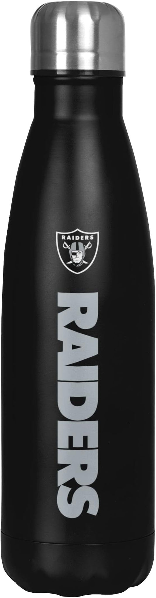 FOCO NFL unisex-adult NFL Team Logo Wordmark Chill Water Bottle