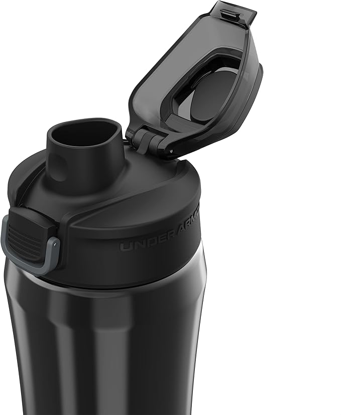 Under Armour 18oz Beyond Stainless Steel Water Bottle, Vacuum Insulated, Self Draining Protective Cap, Leak Proof, For Kids & Adults, All Sports, Gym