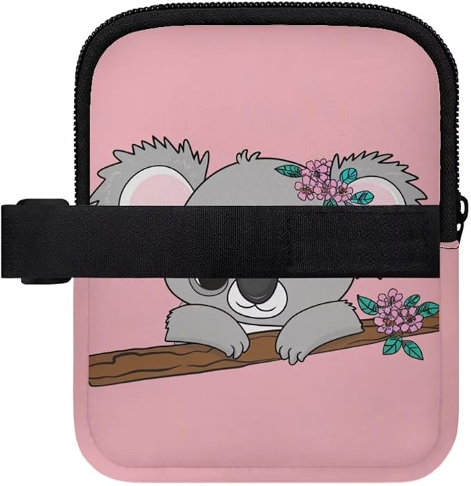 Koala Tumbler Pouch Bag for Stanley Cup Storage Holder Bag with Strap Water Bottle Pouch Zipper Brateaya Cup Pouch 20oz 30oz
