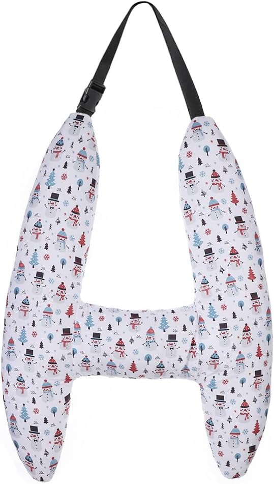 Car Travel Pillow for Kids Adults Soft Neck Pillow Head and Body Support Pillow Breathable Seat Pillow Car Aircraft Travel Pillow Neck Support Pillow Cushion for Long Journey Travel Accessories