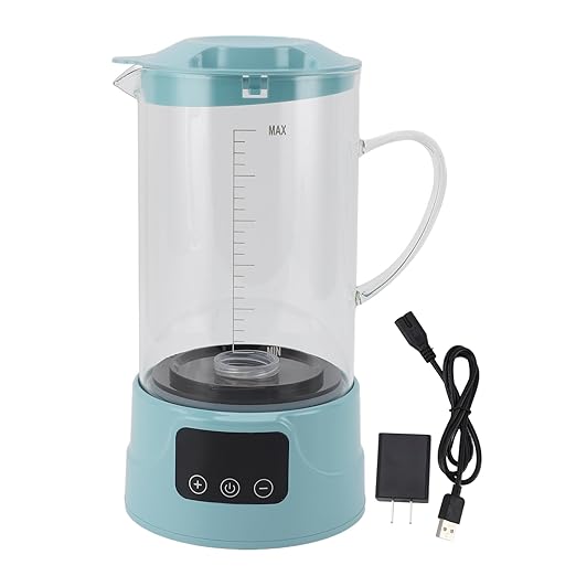 Hydrogen Water Pitcher, 1.5L Hydrogen Water Bottle Generator with SPE PEM Technology, Quick Electrolysis, LED Touch Display, for Home Fitness Office Daily