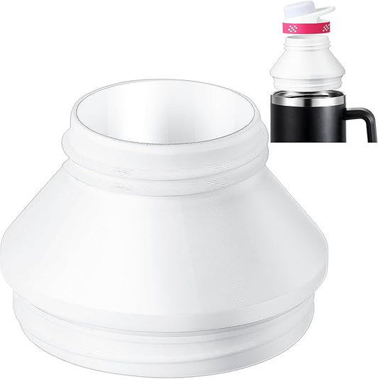Water Bottle Adapter Compatible with 40 oz Stanley Leakproof Cup Lid Compatible with Stanley, Black, Cup Not Included