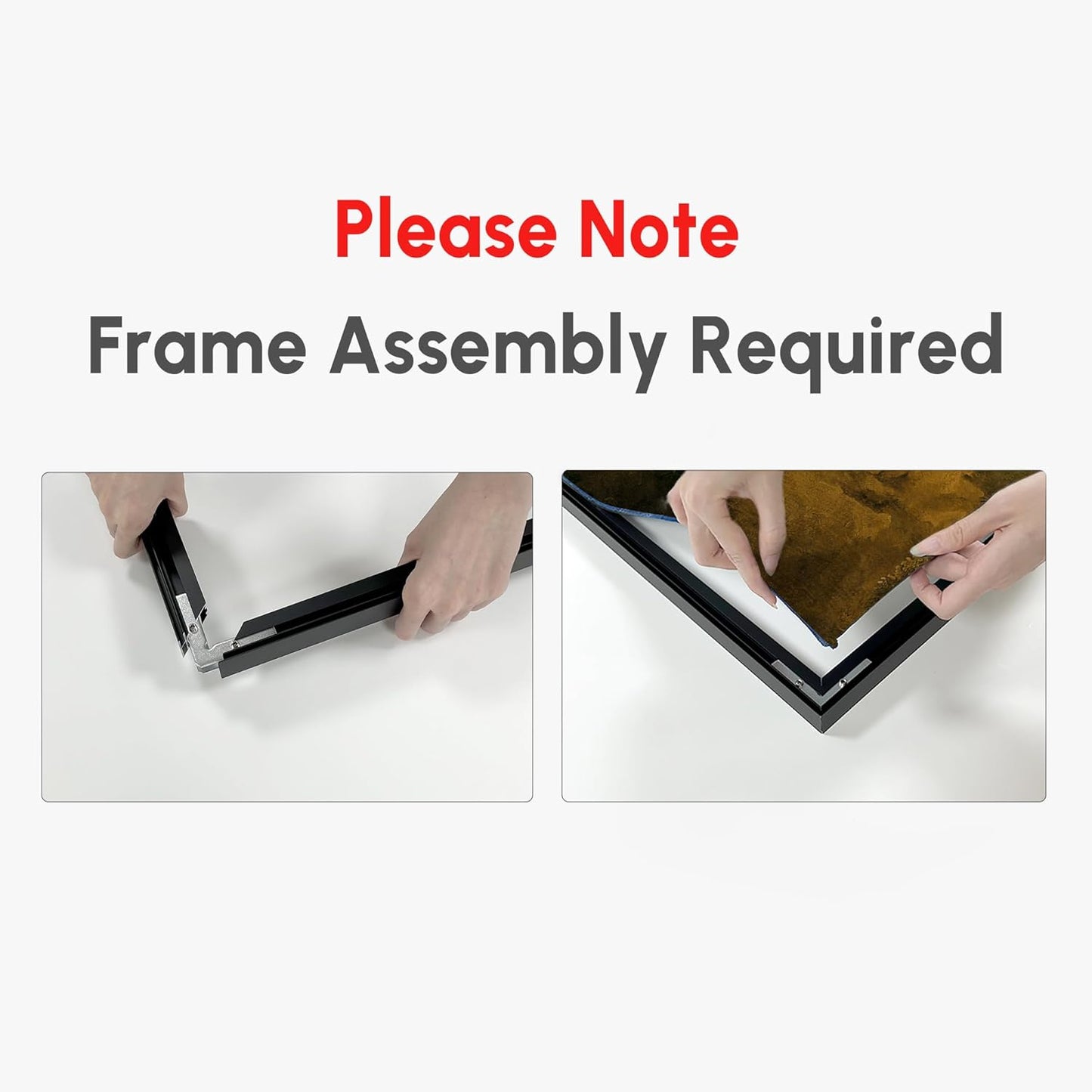 SIGNWIN 60"x72" Extra Large Framed Wall Art Misty Forest in Sepia Tones, Watercolor Woodland Landscape for Home Living Room Bedroom Decor (Frame Assembly Required)