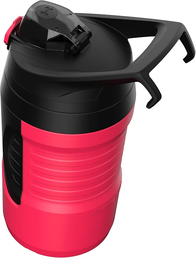 Under Armour Sports Water Jug, 32 oz Insulated Water Bottle w/Handle, Fence Hook, Leak Resistant, Baseball, Football & More