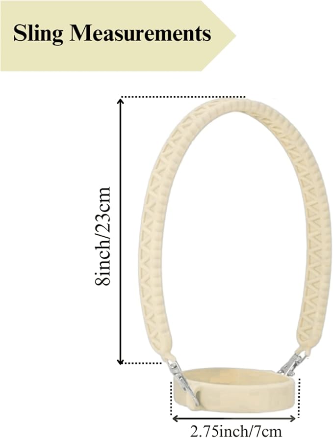 Stanley Accessories Water Bottle with Strap Bottle Sling Carrier with Handle Attachment Fits Most 8-40oz Tumbler & Stanley + 4Cute Straw Covers 3D Straw Toppers Gift Set-Cloud