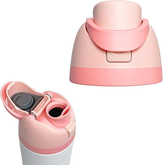 Replacement Cap for Owala Freesip, One Button Water Bottle Top Replacement Cap Compatible with Owala Cup, Replacement Accessories for Owala Free Sip 16oz 24oz 32oz 40oz, BPA-Free No Leak, Pink