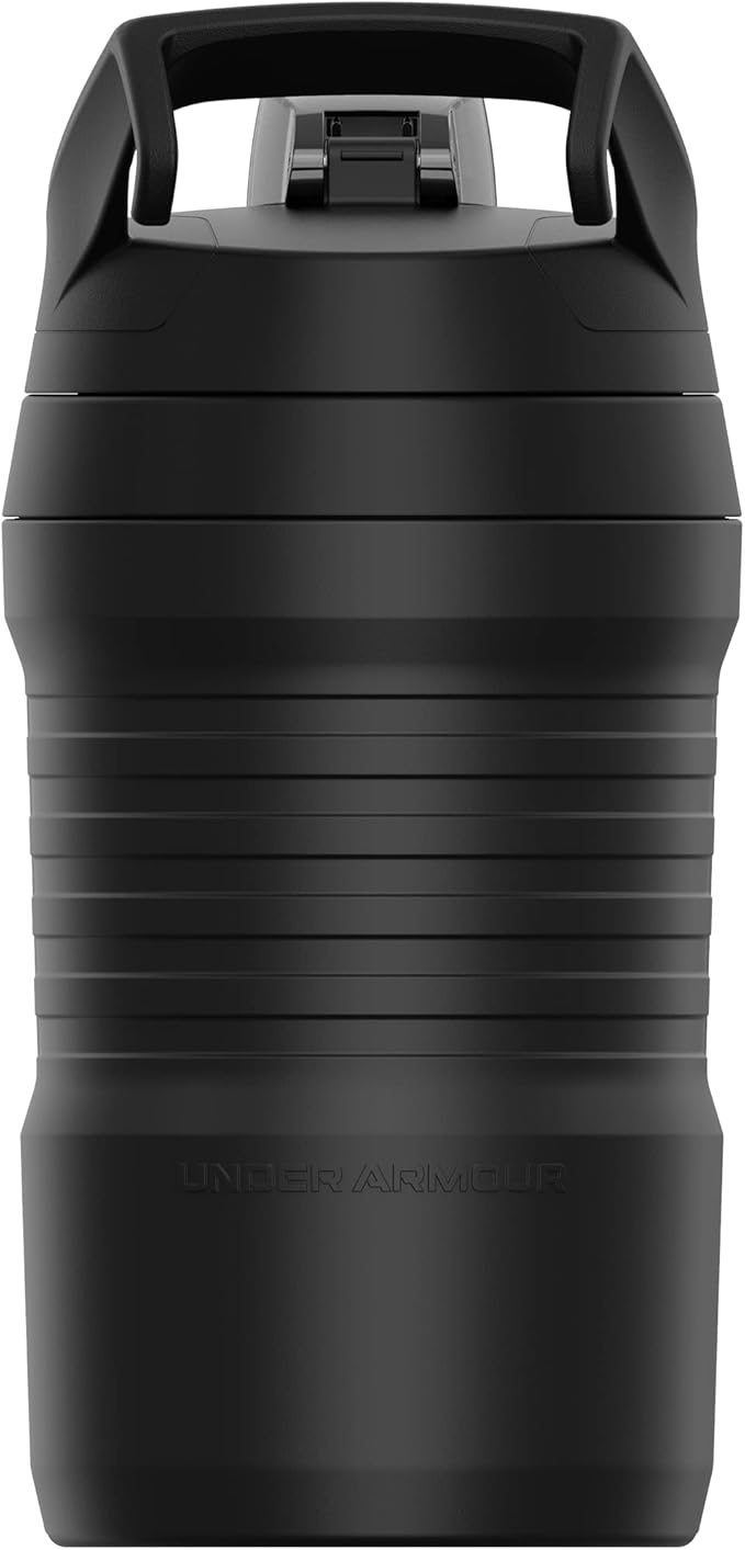 Under Armour Sports Water Jug, 32 oz Insulated Water Bottle w/Handle, Fence Hook, Leak Resistant, Baseball, Football & More