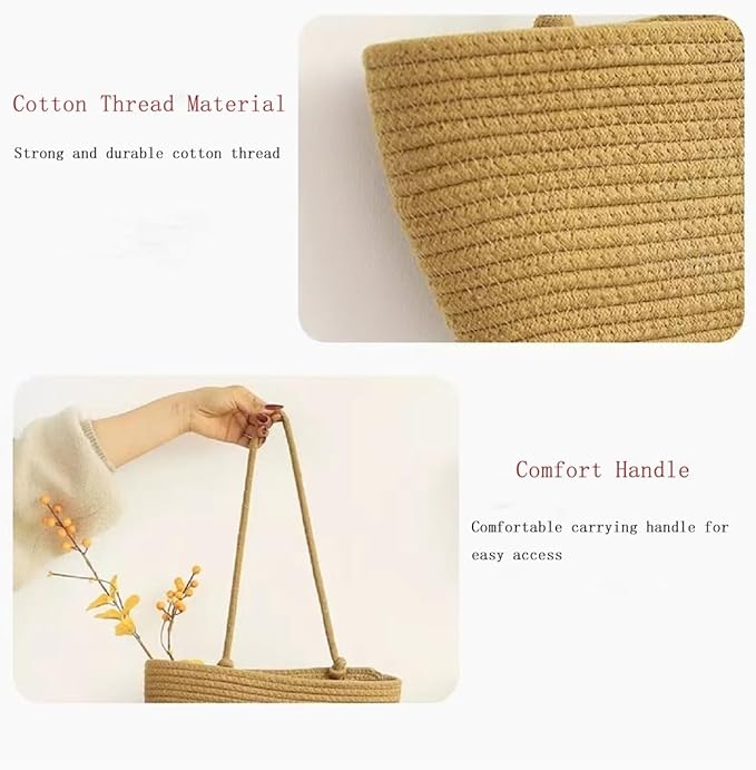 Over the Door Organizer, 3 Tier Hanging Wall Basket for a Stylish and Clutter-free Space, Ideal for Boho Room Decor and Nursery Decor