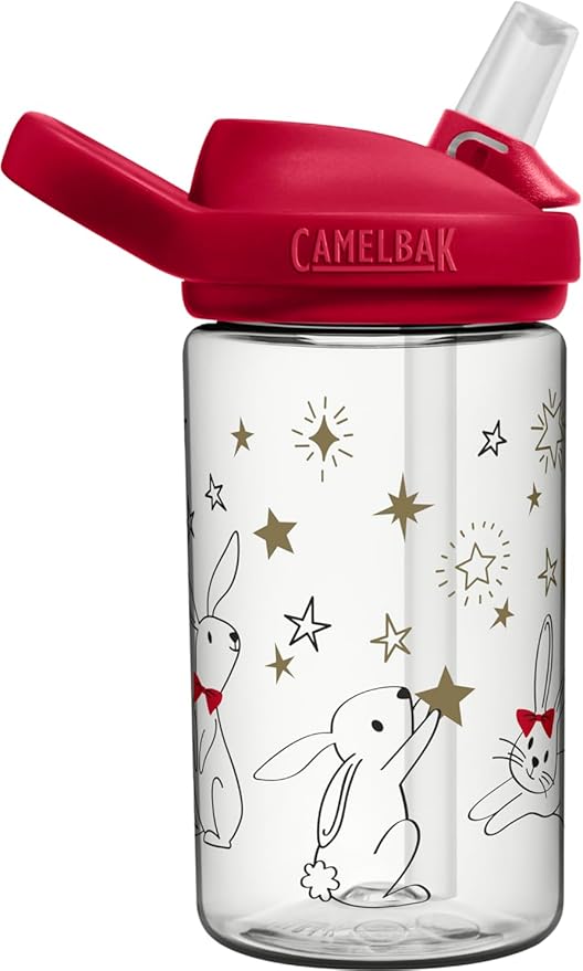 CamelBak Eddy+ 14oz Kids Water Bottle with Tritan Renew – Straw Top, Leak-Proof When Closed
