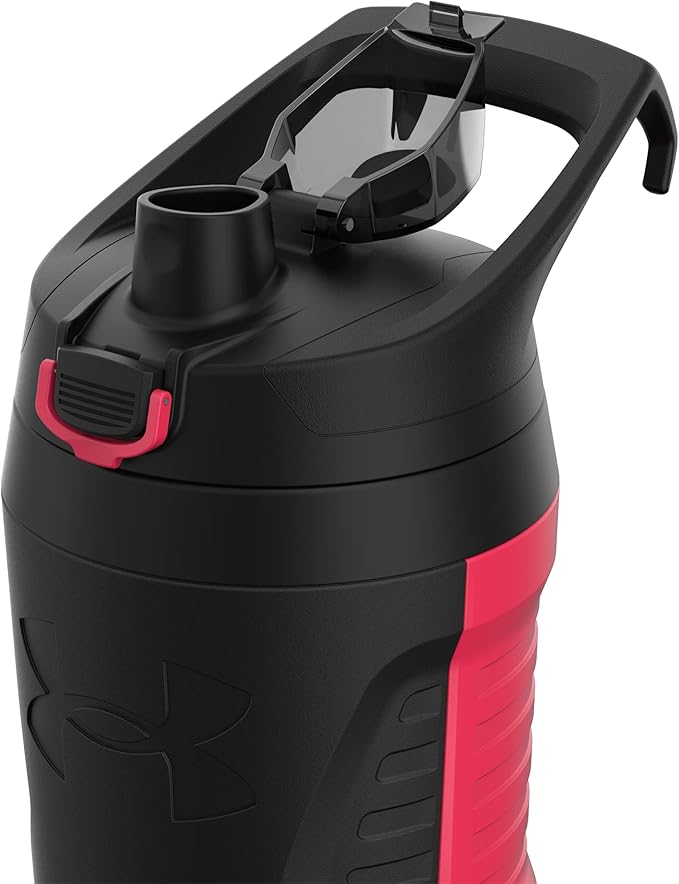 Under Armour Sports Water Jug, 32 oz Insulated Water Bottle w/Handle, Fence Hook, Leak Resistant, Baseball, Football & More