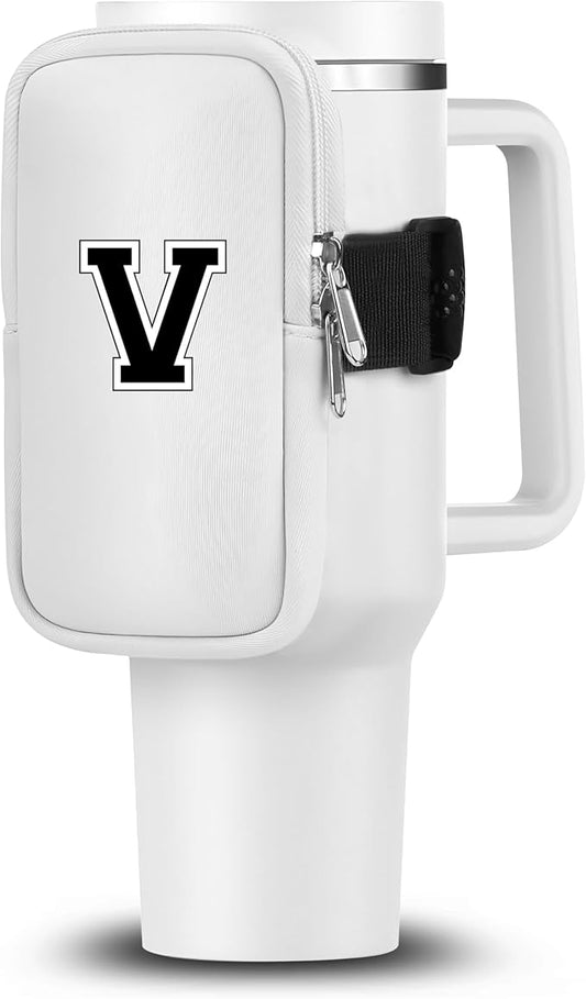 Mini Water Bottle Pouch for Stanley-Tumbler pouch with Zipper Pocket, Stanley pouch, Insulated Mug pouch, Tumbler carry holder pouch, Travel mug pouch | Waterproof