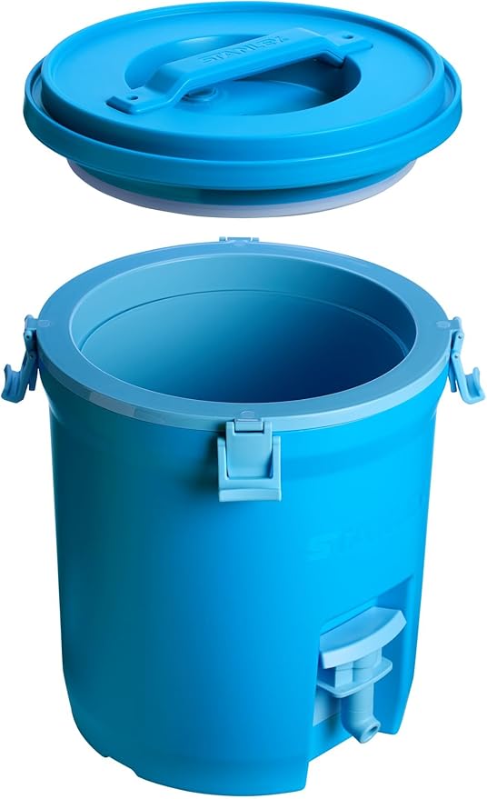 STANLEY Adventure 2 Gallon Fast Flow Water Jug, Ice Water Dispenser, Insulated Beverage Cooler with Easy Pour Spigot and Latched Foam Lid
