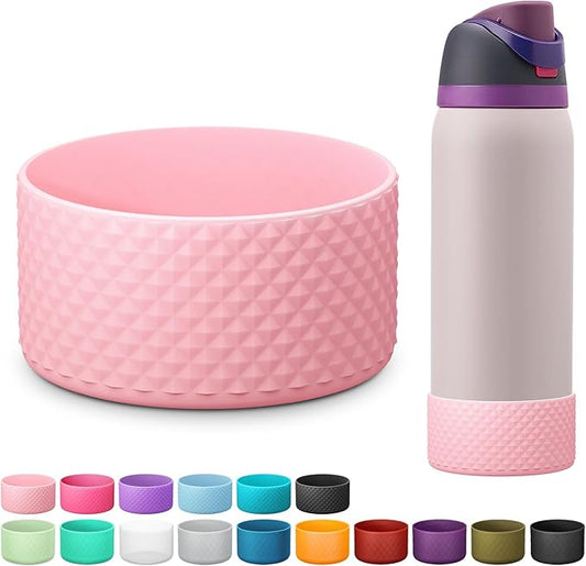Silicone Boot for Owala Water Bottle 24 oz 32 oz 40 oz, Anti-Slip Protective Sleeve for FreeSip/Twist/Flip Stainless Steel Water Bottles Accessories