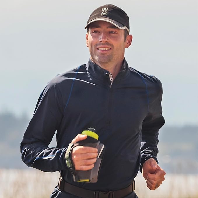 Amphipod Hydraform Ergo-Lite Ultra 20 oz. Handheld Water Bottle, BPA-Free Hydration/Fuel Bottle, Endurance Runners & Walking